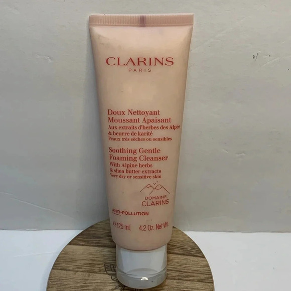 CLARINS Gentle Foaming Cleanser for Dry & Sensitive Skin 4.2 oz New - Picture 5 of 5